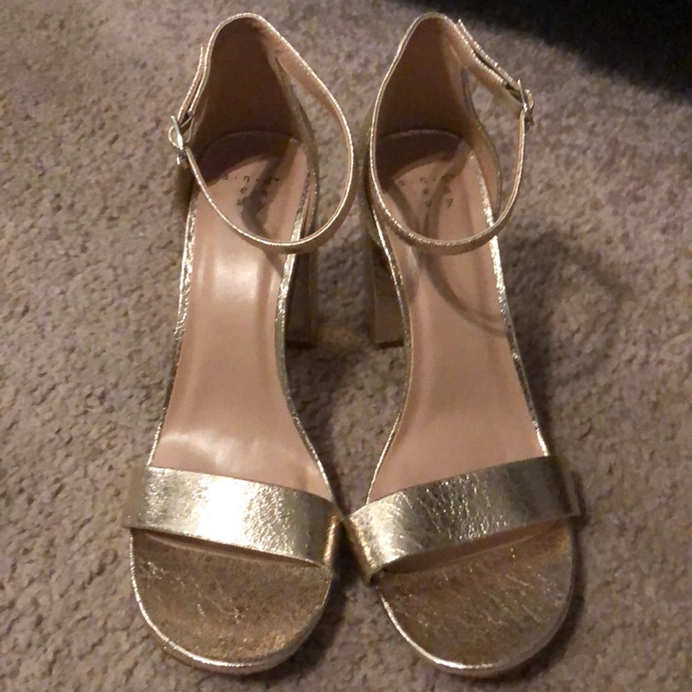 Gold heels